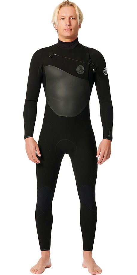 2023 Rip Curl Mens Flashbomb 4/3mm Chest Zip Wetsuit 14KMFS